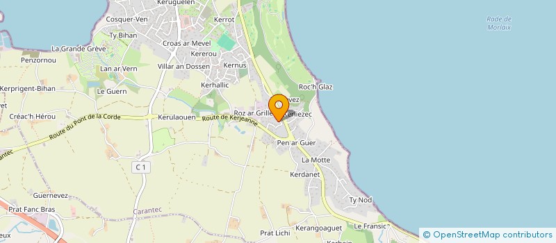 localisation de l'entreprise MADAME ELODIE PHELEP  CARANTEC