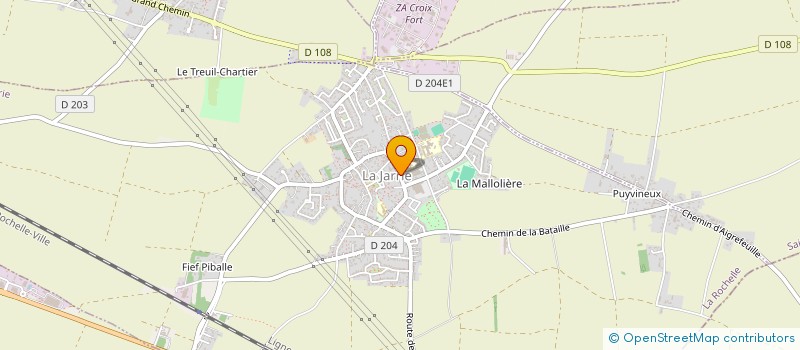 localisation de l'entreprise MADAME ELODIE PHILIP  LA JARRIE