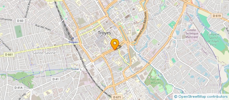 localisation de l'entreprise MADAME ELODIE PICARD à TROYES