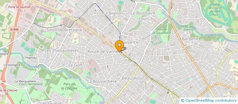 localisation de l'entreprise MADAME ELODIE PICHON à NANTES