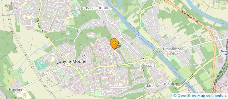 localisation de l'entreprise MADAME ELODIE PICHOT  CERGY