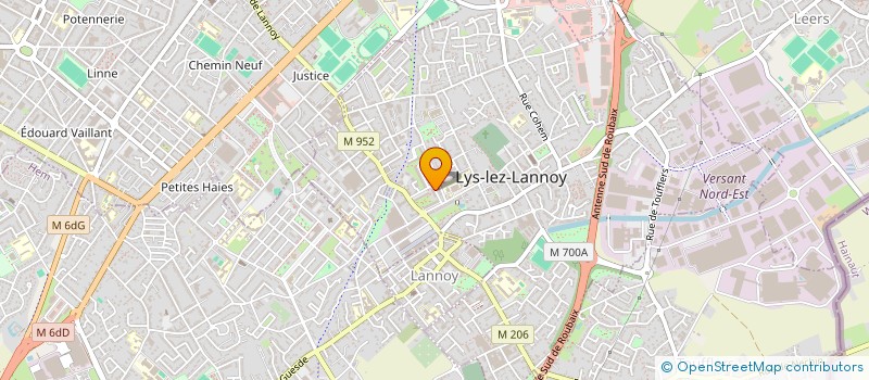 localisation de l'entreprise MADAME ELODIE PIEDELOUP à LYS-LEZ-LANNOY