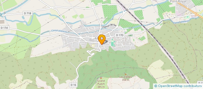 localisation de l'entreprise MADAME ELODIE PIEMONTE  ALLEINS