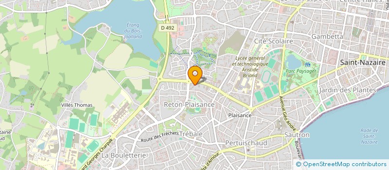 localisation de l'entreprise MADAME ELODIE PIERRE à SAINT-NAZAIRE