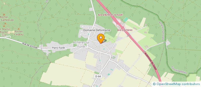 localisation de l'entreprise MADAME ELODIE PIGNOL  ACHERES-LA-FORET