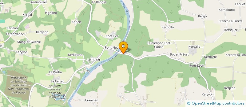 localisation de l'entreprise MADAME ELODIE PILLON  LANGUIDIC