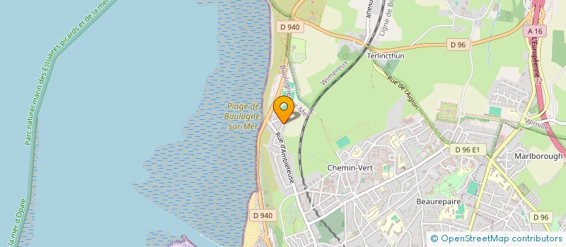 localisation de l'entreprise MADAME ELODIE PILON à BOULOGNE-SUR-MER