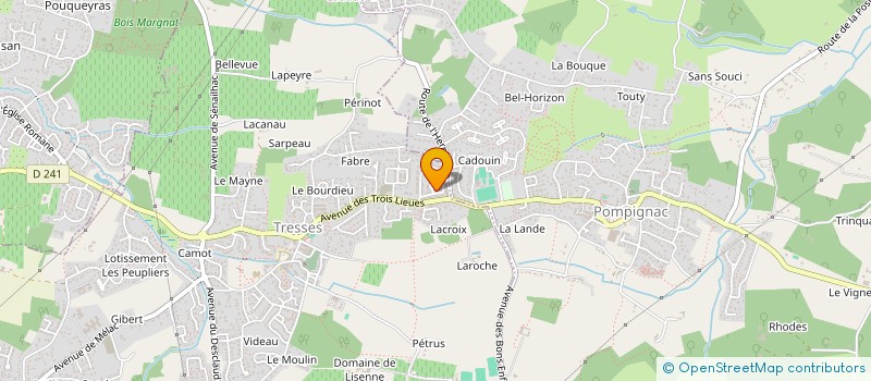 localisation de l'entreprise MADAME ELODIE PIN  TRESSES