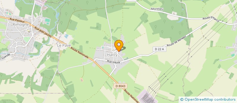 localisation de l'entreprise MADAME ELODIE PIOCHE  HARCY