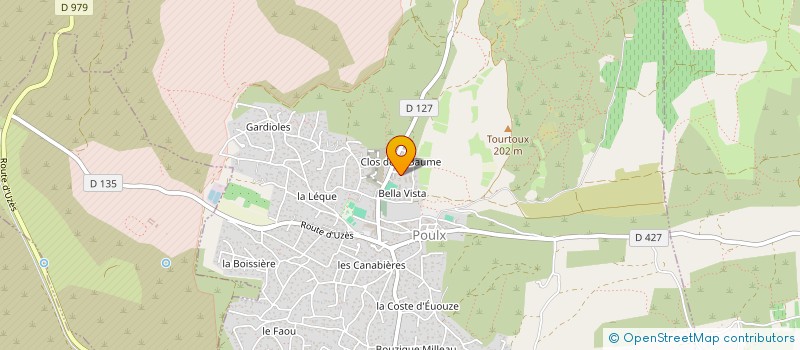 localisation de l'entreprise MADAME ELODIE PIRES RAMOS  POULX