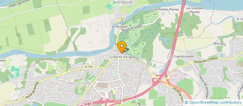 localisation de l'entreprise MADAME ELODIE PIRON  LES PONTS-DE-CE