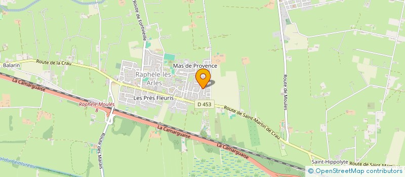 localisation de l'entreprise MADAME ELODIE PLAGNES  ARLES