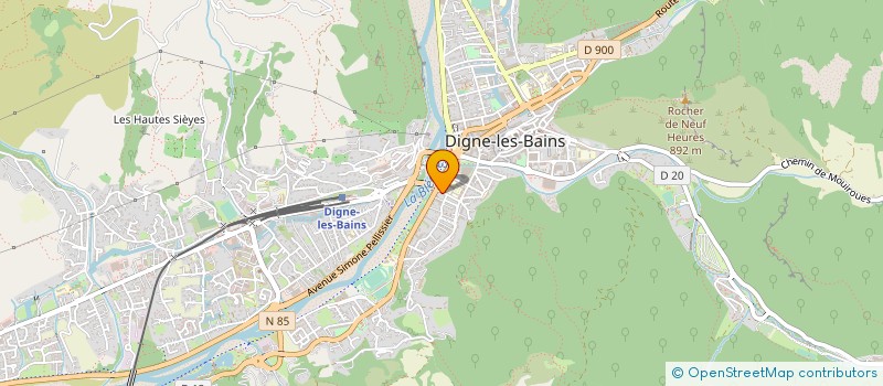 localisation de l'entreprise MADAME ELODIE PLANCON à DIGNE-LES-BAINS