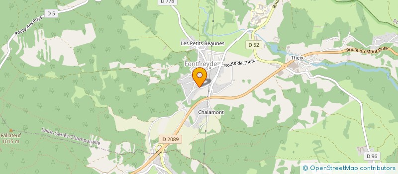 localisation de l'entreprise MADAME ELODIE PLANEIX à SAINT-GENES-CHAMPANELLE