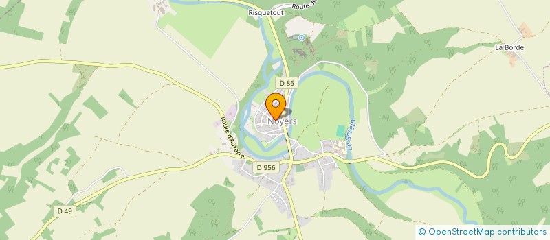 localisation de l'entreprise MADAME ELODIE PLASTRE  CHATEL-GERARD