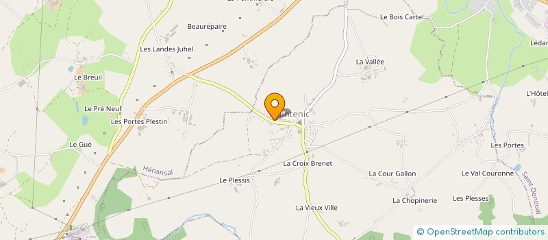 localisation de l'entreprise MADAME ELODIE PLESTAN  QUINTENIC