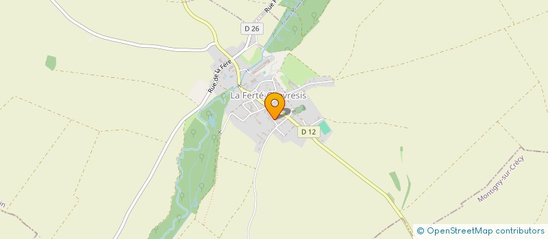 localisation de l'entreprise MADAME ELODIE POCQUEREAU  LA FERTE-CHEVRESIS