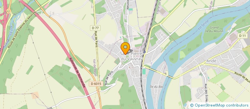 localisation de l'entreprise MADAME ELODIE POILPRE  SAINT-PIERRE-DU-VAUVRAY