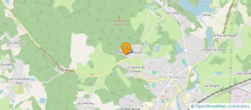 localisation de l'entreprise MADAME ELODIE POINTEAU à AMBAZAC