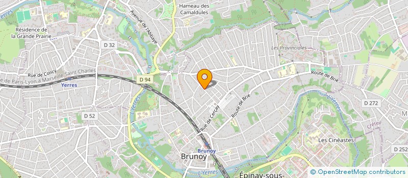 localisation de l'entreprise MADAME ELODIE POIRIER à BRUNOY