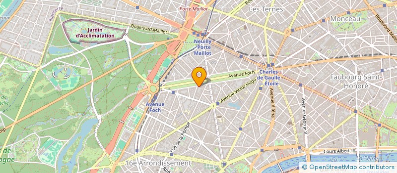 localisation de l'entreprise MADAME ELODIE POIRIER  VERSAILLES