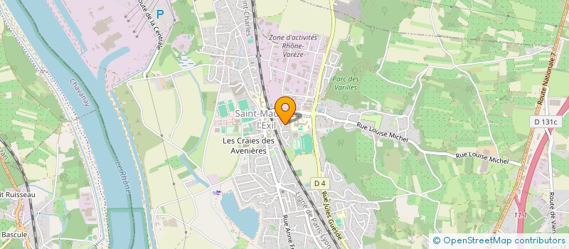 localisation de l'entreprise MADAME ELODIE POISSON  SAINT-MAURICE-L'EXIL