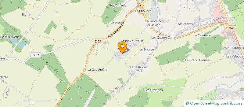 localisation de l'entreprise MADAME ELODIE POITEVIN à LOCHES
