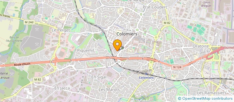 localisation de l'entreprise MADAME ELODIE PONTIER à COLOMIERS