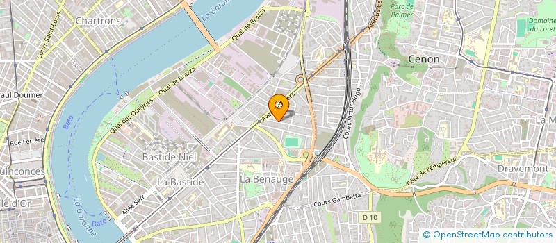 localisation de l'entreprise MADAME ELODIE PONTREAU à BORDEAUX