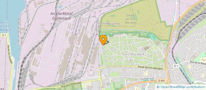 localisation de l'entreprise MADAME ELODIE POPIEUL à DUNKERQUE