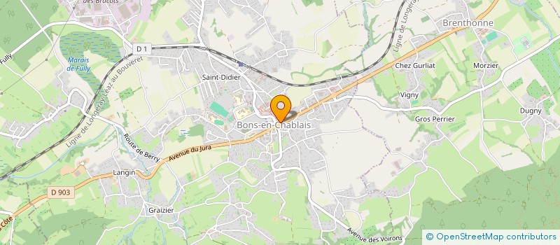 localisation de l'entreprise MADAME ELODIE POTEPA  BONS-EN-CHABLAIS