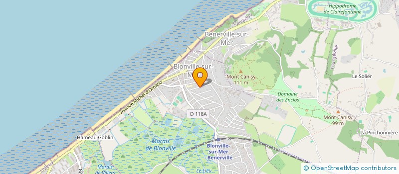 localisation de l'entreprise MADAME ELODIE POTIER  BLONVILLE-SUR-MER