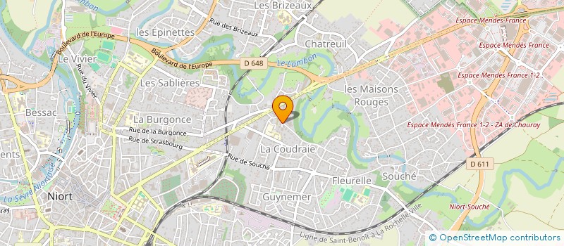 localisation de l'entreprise MADAME ELODIE POUSSON-BERNIER à NIORT