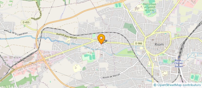 localisation de l'entreprise MADAME ELODIE POUZADOUX  SAINT-BONNET-PRES-RIOM