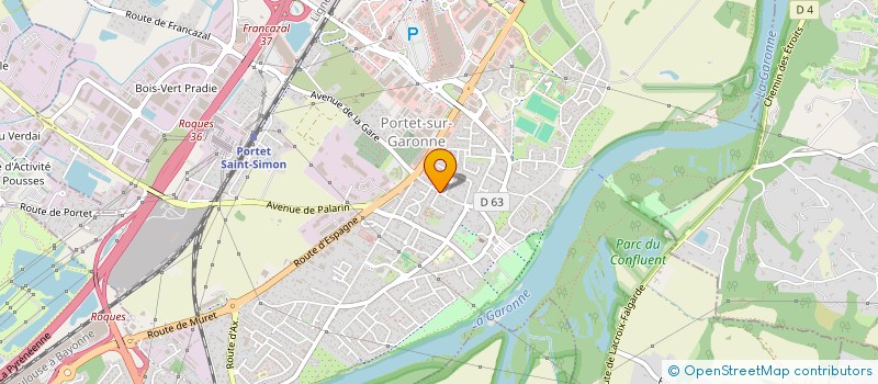 localisation de l'entreprise MADAME ELODIE PRATS à PORTET-SUR-GARONNE