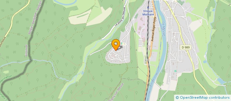 localisation de l'entreprise MADAME ELODIE PREVOST  VIREUX-MOLHAIN