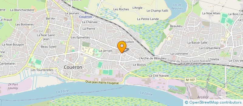 localisation de l'entreprise MADAME ELODIE PRIOU à COUERON