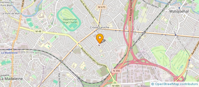 localisation de l'entreprise MADAME ELODIE PRONO à MARCQ-EN-BARŒUL