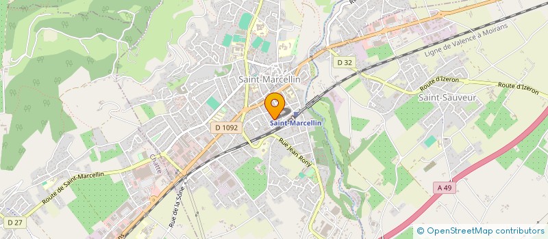 localisation de l'entreprise MADAME ELODIE PROVOST  SAINT-MARCELLIN