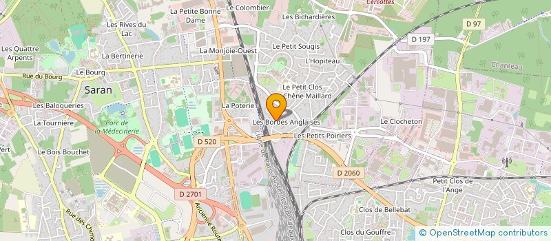 localisation de l'entreprise MADAME ELODIE PRUDENT à SARAN