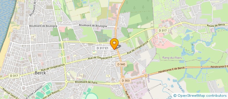 localisation de l'entreprise MADAME ELODIE PRUVOST  BERCK