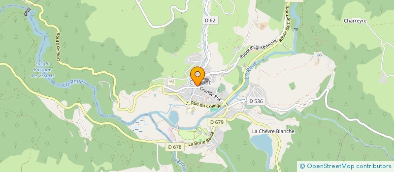 localisation de l'entreprise MADAME ELODIE PRUVOST à CONDAT