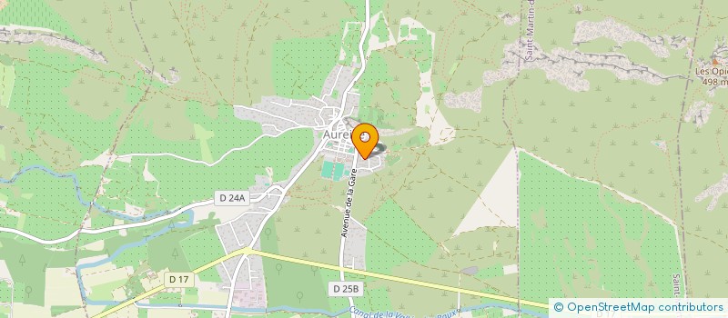 localisation de l'entreprise MADAME ELODIE PUECH  AUREILLE