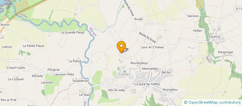 localisation de l'entreprise MADAME ELODIE QUELENNEC  TREFLEZ