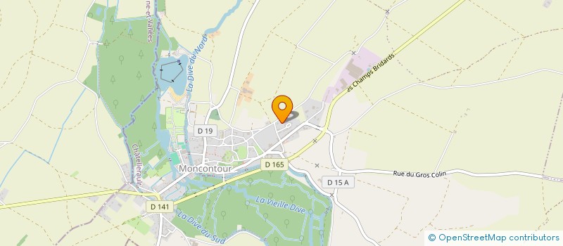 localisation de l'entreprise MADAME ELODIE RAFFIN  MONCONTOUR