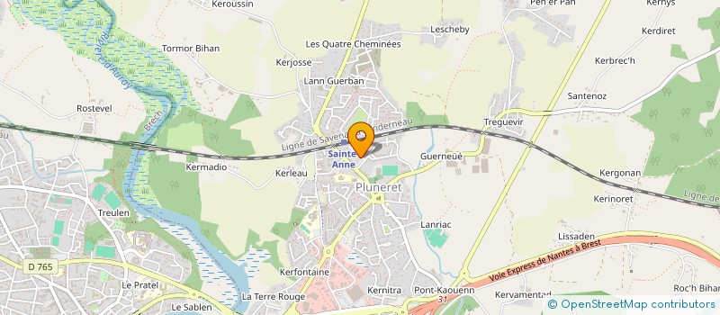 localisation de l'entreprise MADAME ELODIE RAFFIN  PLUMERGAT