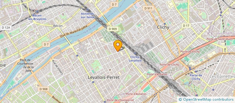 localisation de l'entreprise MADAME ELODIE RAGOT à LEVALLOIS-PERRET