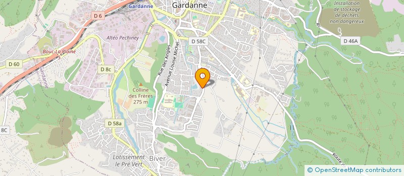 localisation de l'entreprise MADAME ELODIE RAPHANEL à GARDANNE