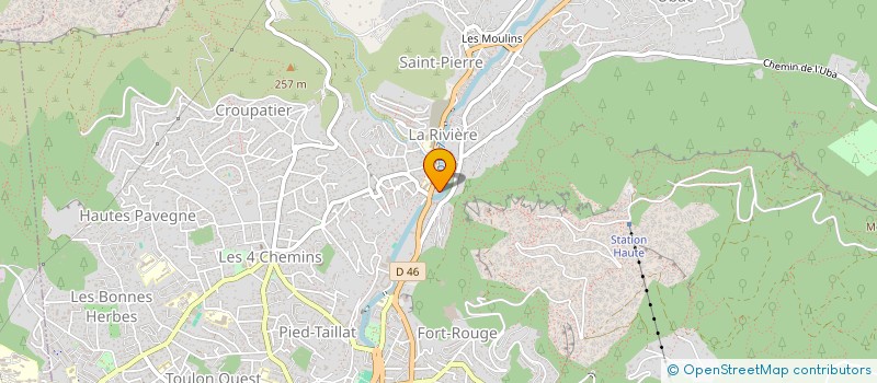 localisation de l'entreprise MADAME ELODIE RASPAUD  TOULON