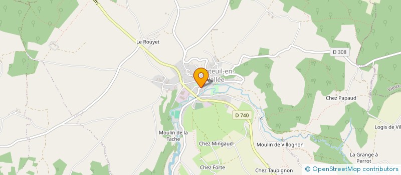 localisation de l'entreprise MADAME ELODIE RASSAT  NANTEUIL-EN-VALLEE